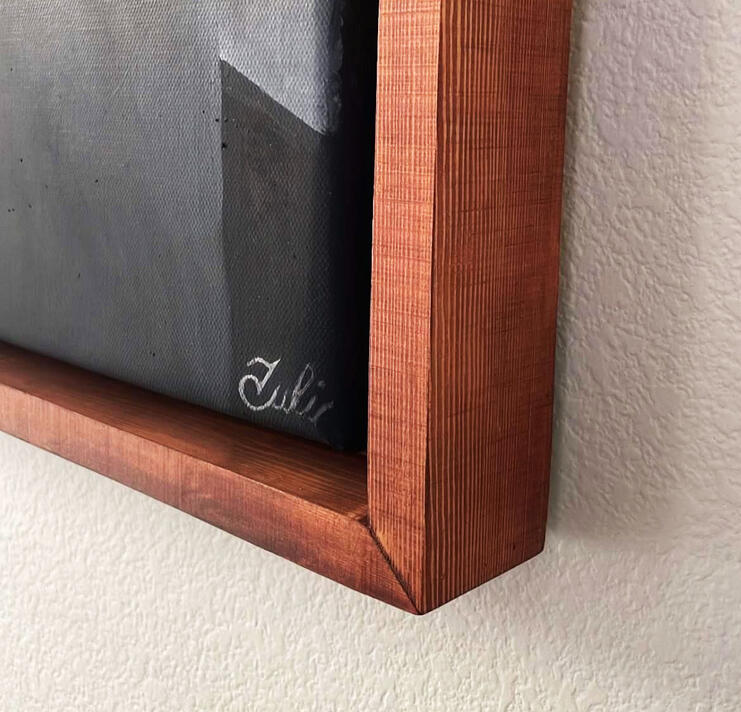 Floating Frame in Cherry (2)