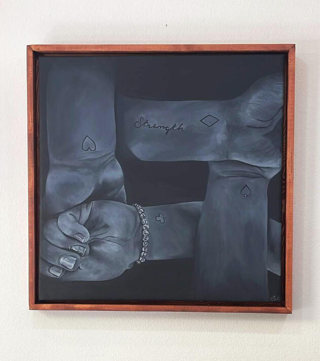 Floating Frame in Cherry (1)